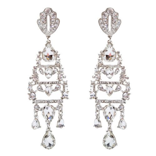Earrings Bridal Dangle Earrings - Wedding Jewelry fashique fusion
