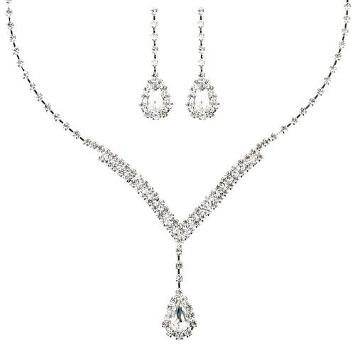 Sets Bridal Jewelry Set - Crystal Rhinestone Set fashique fusion