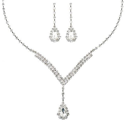 Sets Bridal Jewelry Set - Crystal Rhinestone Set fashique fusion