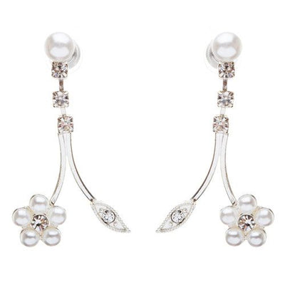 Sets Bridal Wedding Jewelry Set Floral Vine Pearl Rhinestone fashique fusion