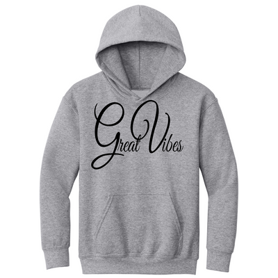 Accessories Youth Black Hoodie - Graphic Vibes fashique fusion