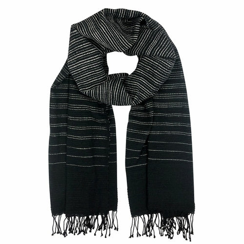 Scarves & Bandanas Zebra Ethiopian Cotton Scarf - Handmade Wrap fashique fusion
