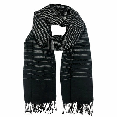 Scarves & Bandanas Zebra Ethiopian Cotton Scarf - Handmade Wrap fashique fusion