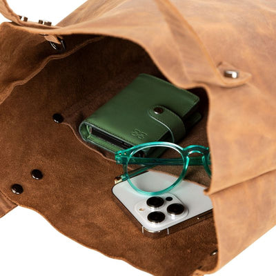 Accessories Alpine Leather Crossbody Handbag - Handmade Leather Bag fashique fusion
