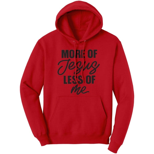 Accessories Red Graphic Hoodie Sweatshirt - More Jesus Hoodie fashique fusion
