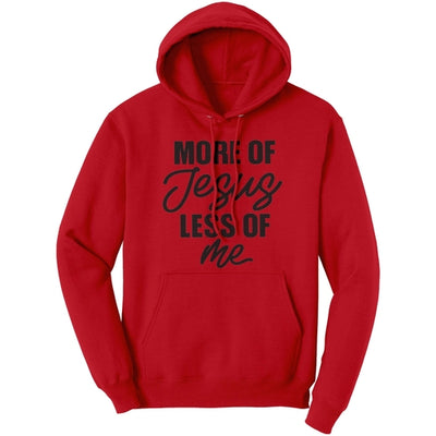 Accessories Red Graphic Hoodie Sweatshirt - More Jesus Hoodie fashique fusion