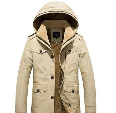 Jackets & Coats Men's Winter Hooded Coat - Military Style fashique fusion