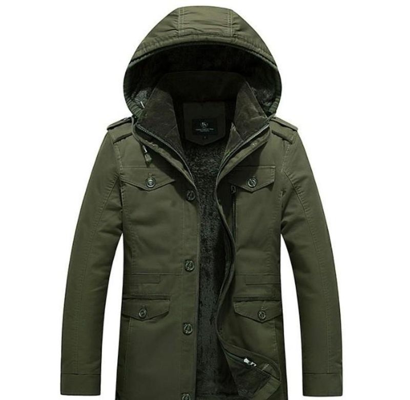 Jackets & Coats Men's Winter Hooded Coat - Military Style fashique fusion