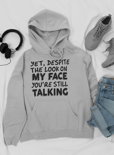 Sweaters & Hoodies Athletic Heather Funny Statement Hoodie - Comfort & Quality fashique fusion